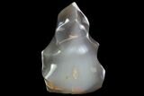 Blue Agate Flame - Madagascar #99550-1